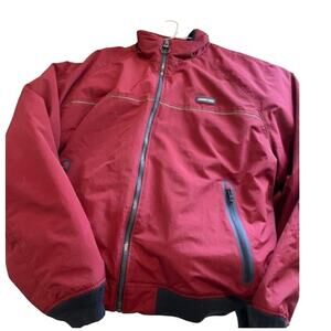 Men's Land's End Red/Navy Jacket Size XL